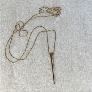 gold kendra scott necklace